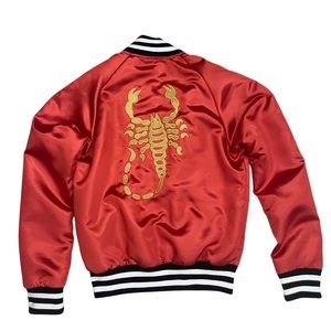 Catherine Fulmer The Scorpion Bomber, Red/Gold Jacket